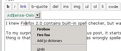 Spell check