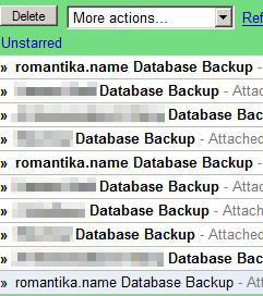 WP DB Backup