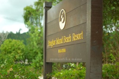 Pangkor Island Beach Resort Signboard