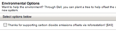 DELL Tree Planting Option